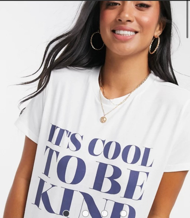 Petite T-shirt " cool to be kind" - AU6