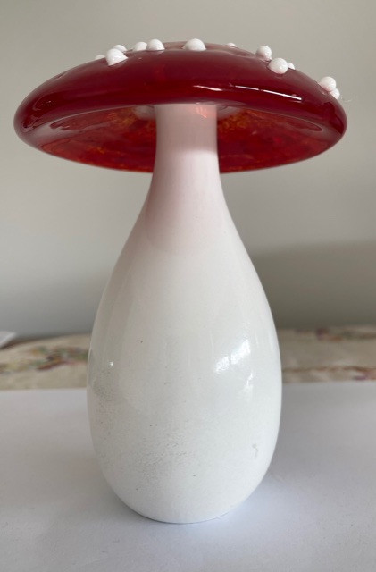 Glass mushroom - De Flute Glass Studios