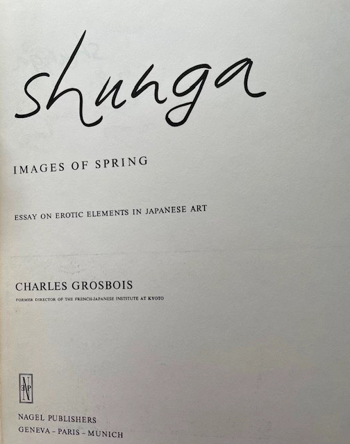Shunga - "Images of Spring"
