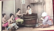 girls in the bath