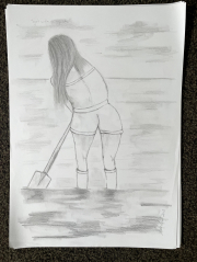 Girl at the beach