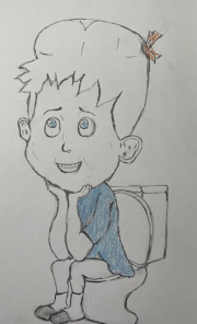 Boy on loo