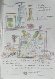 bathroom cupboard