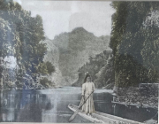 Girl on the lake
