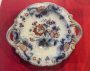 unknown.c1800 footed comport - hand painted