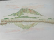 Mount Taranki In Fog  NZ