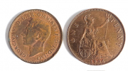King George VI-One Penny 1936