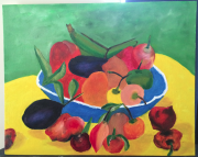 Still Life - A Bowl Of Fruit   