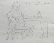 study of a young man