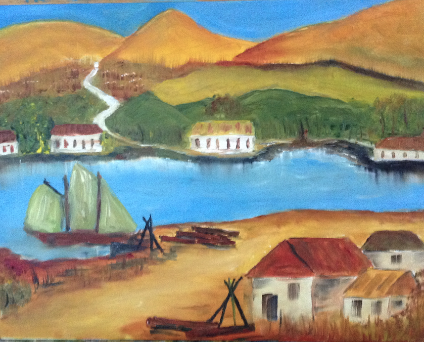 An Early NZ Settlement   (cropped)