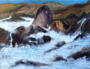 Coastal Scene - rocky inlet (cropped)
