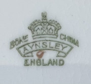 oval fruit dish - c 1950 - signed Jones  John Aynsley & sons Ltd.  Portland. Langton. England