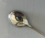 Sheffield 1936 - coffee spoons with bean ends - 1936  Edward VIII : Sheffield - EV - crown - lion head - t