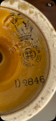 ewer/jug - c 1902 - std. impressed mark - pattern #D2846  Royal Doulton & Co. Ltd - Lambeth - London- R D C 1902