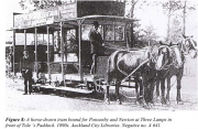 Horse Drawn Tram c 1890 AK.