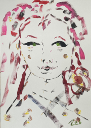 girl with green eyes