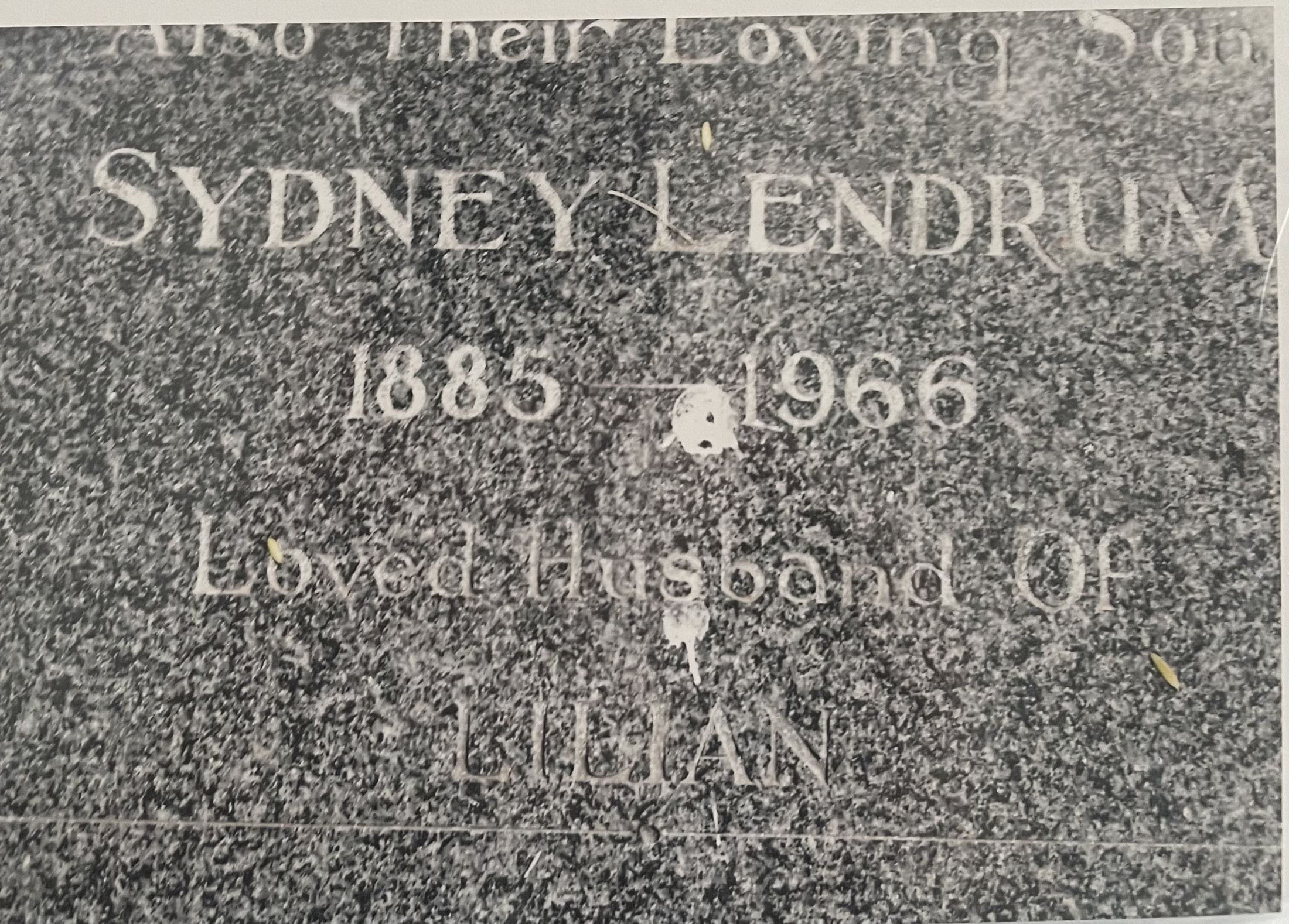Sydney Lendrum 1885 1966