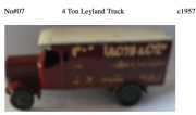 #7 4 Ton Leyland truck