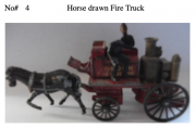 #4 Horse drawn fire truck