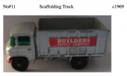 #11 Scaffolding truck