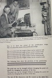 Lithomat Photo composing machine