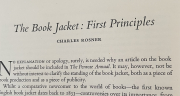 The Book Jacket