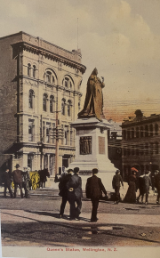 Queens Statua Wellington N.Z c1900