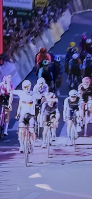 over the line first