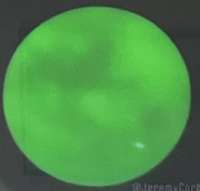 a green circle