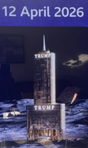 Trump towers on the moon