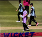 walking off - out