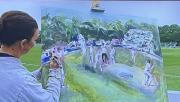 painter at the cricket