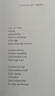god is no thing