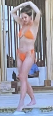 girls red bikini