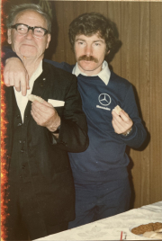 my father George and me late 70s