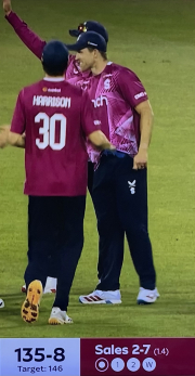 fourth ball of last over out