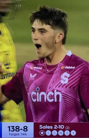 sixth ball of last over one run