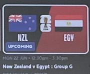 NZL v EGY