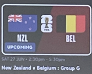 NZL v BEL