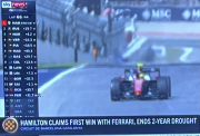 Hamilton claims first win - Barcelona
