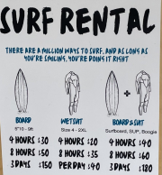 surf rental