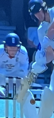 bowled ball hit stumps