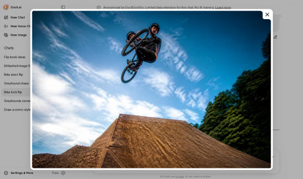 AI altered - Bike Flip