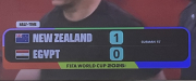 NZ  1  half time