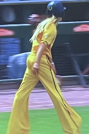 player on stilts