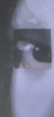 close up to the eye