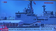 NK unveils navel destroyer
