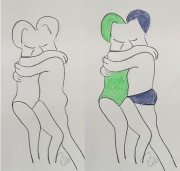 double image 3 with colour