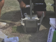 digging a hole