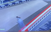Max Verstappen - heading toward the wall